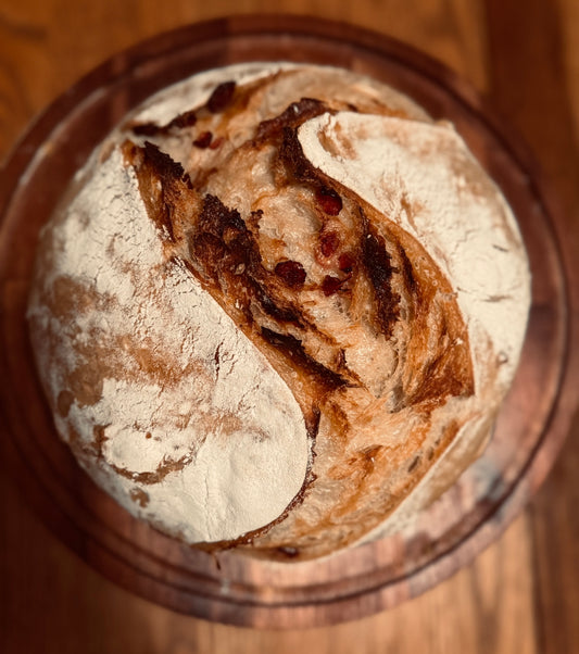 Cranberry orange sourdough