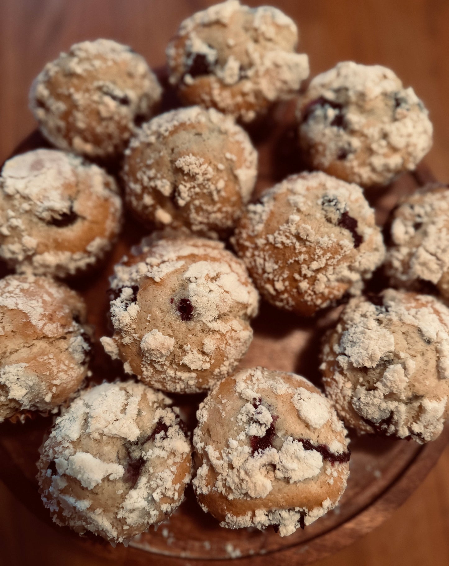 Sourdough lemon blueberry muffins (12)